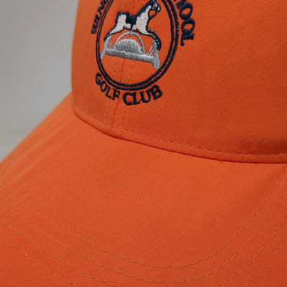 Ahead Baseball Cap Orange One Size Winchendon School Golf Club Rocking Horse Hat