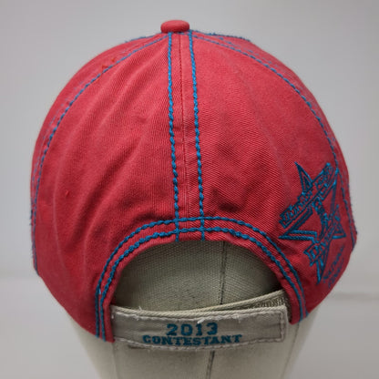 Cruel Baseball Cap Red One Size Southwestern 2013 National Finals Contestant Hat