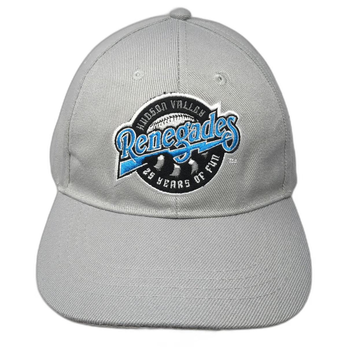 Baseball Cap Gray One Size Hudson Valley Renegades 25 Years Marist MiLB Team Hat