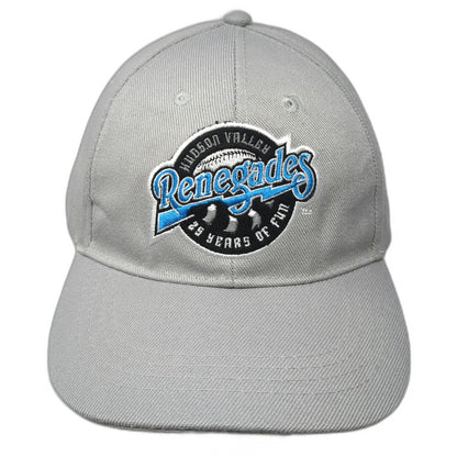 Baseball Cap Gray One Size Hudson Valley Renegades 25 Years Marist MiLB Team Hat