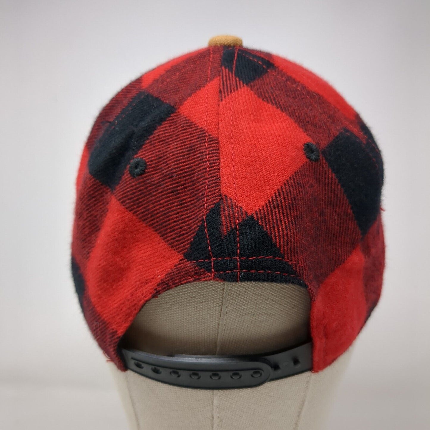 Unbranded Snapback Hat Multicolor OSFA Adjustable Plaid Vent Holes
