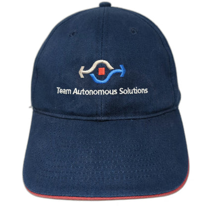 KC Blue Baseball Cap One Size Team Autonomous Solutions Embroidered Logo Hat