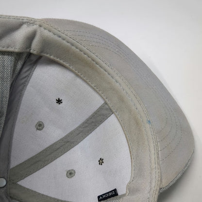 Muley Freak Snapback Hat Gray One Size Hunting Mountain Patch Flat Brim Acrylic