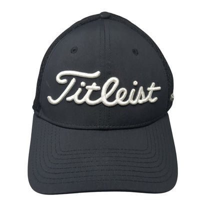 Titleist FJ Pro V1 Fitted Hat Black XL Embroidered Stretch New Era