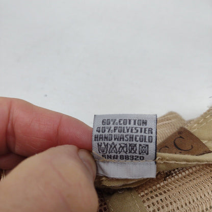 C.C Exclusives Strapback Mesh Back Trucker Hat Multi One Size Ponytail