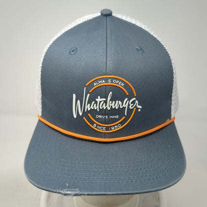 Staunch Collection Whataburger Trucker Hat Blue One Size Rope Mesh Snapback