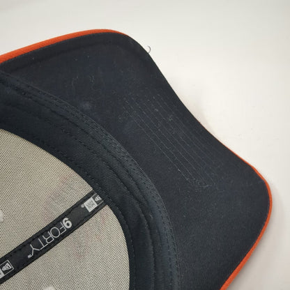 New Era NCAA Baseball Cap Black White OS Baltimore Orioles Bird Logo Hat