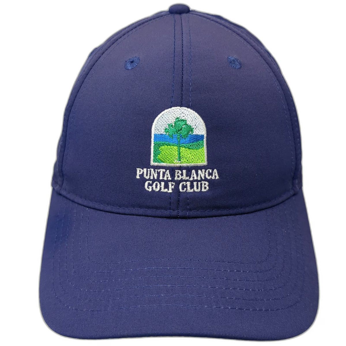 4FANS Baseball Cap Blue OSFM Punta Blanca Golf Club Embroidered Adjustable Hat
