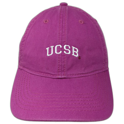 Legacy Baseball Cap Purple One Size UCSB Embroidered Logo Slideback Strap Hat