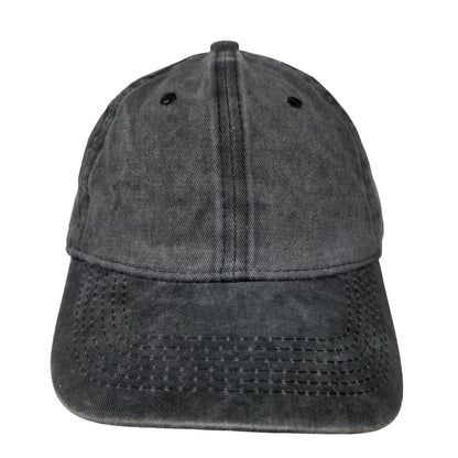 Unbranded Men's Slideback Hat Gray Adjustable Blank Vent Holes