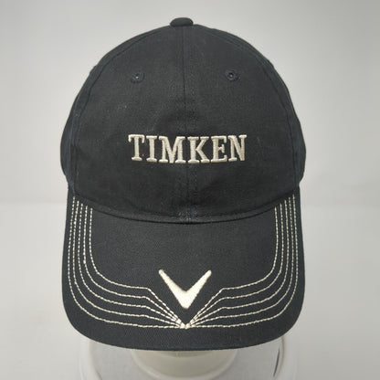 Timken Slideback Hat Black One Size Adjustable Callaway C-Tech 6 Panel