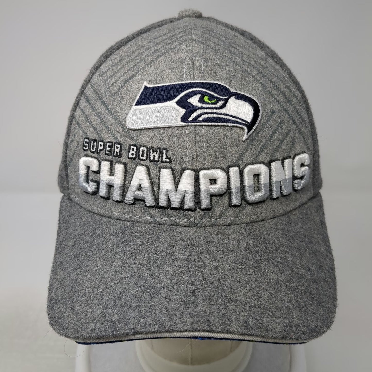 New Era Seattle Seahawks NFL Super Bowl XLVIII Champions Gray Baseball Cap OSFM