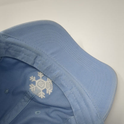Snowflake Life Is Good Slideback Hat Blue One Size Adjustable 6 Panel