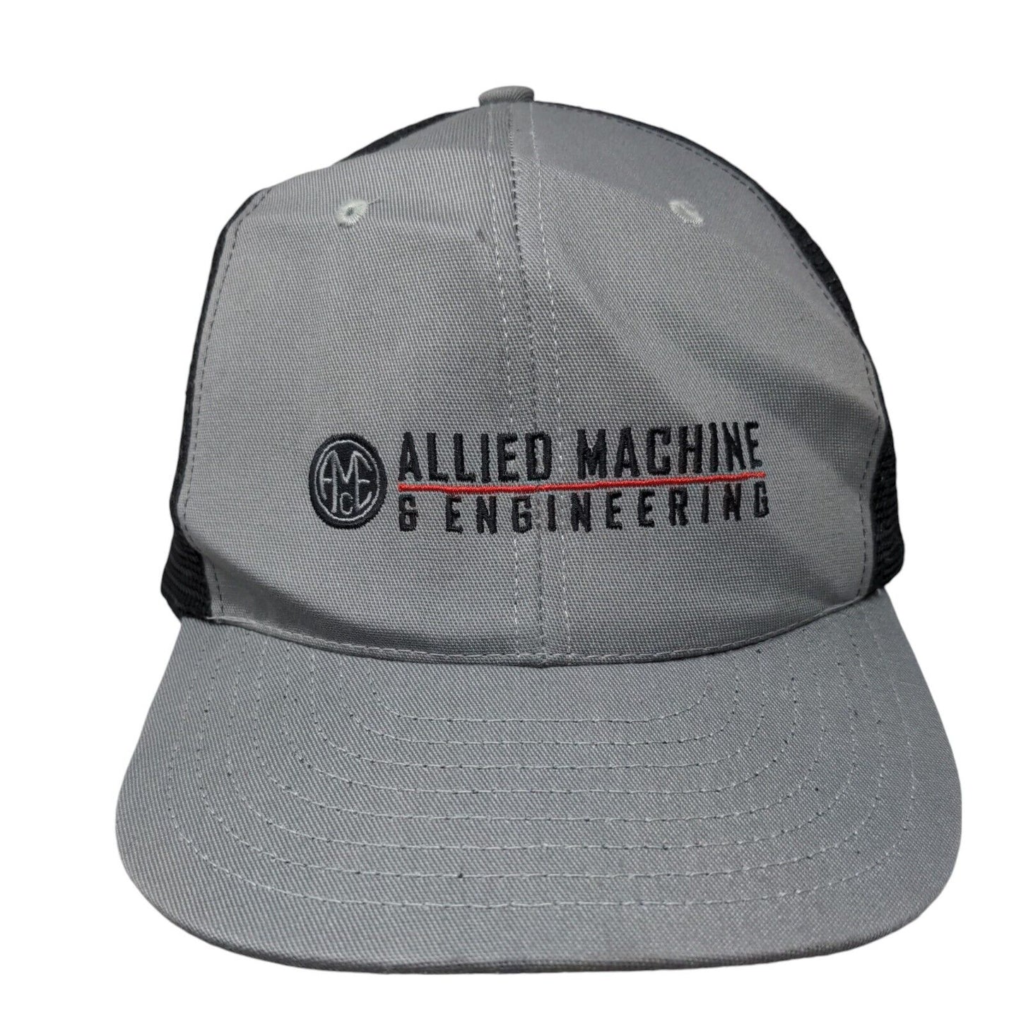 Allied Machine & Engineering Snapback Trucker Hat Gray One Size Mesh Back