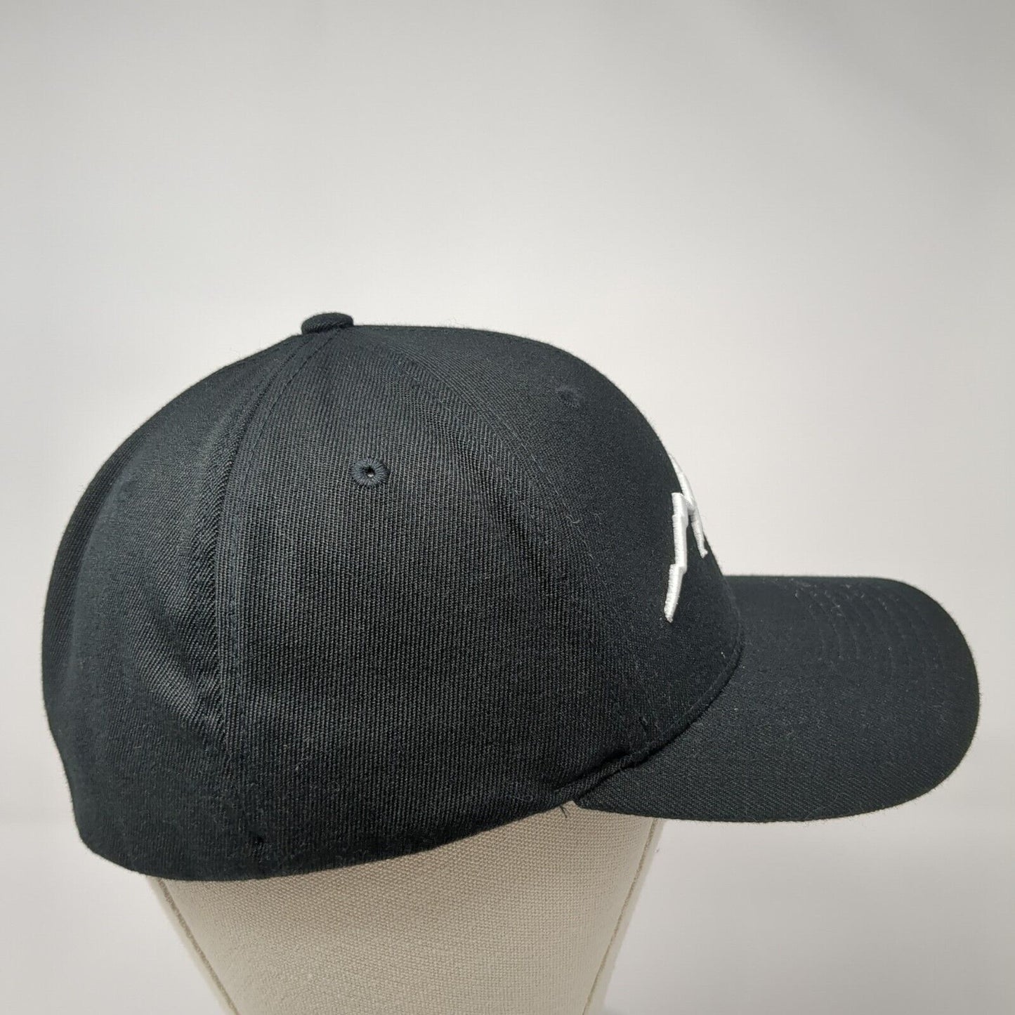 Mountain Fitted Hat Black L/XL Flexfit Embroidered PRO 585 Richardson