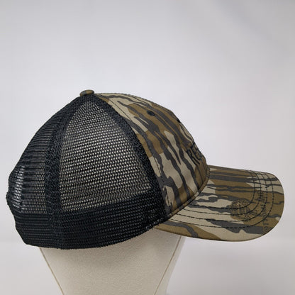 Rescued Snapback Trucker Hat Camouflage M/L Adjustable Mesh Back Richardson