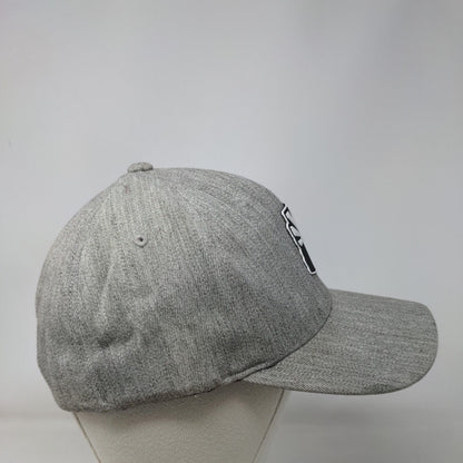 Arizona Leather State Patch Fitted Hat Gray L-XL Flexfit Branded Bills