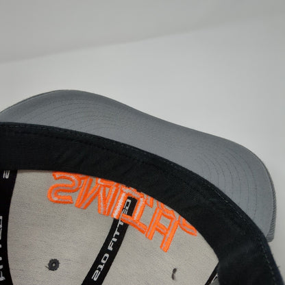 Smith Optics Fitted Hat Gray 7 1/4-7 5/8 Embroidered 210 Fitted Flexfit