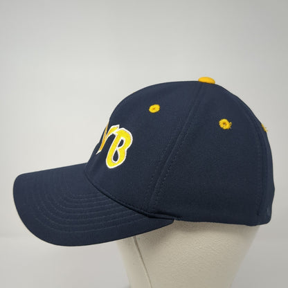 MYB Fitted Hat Blue 7 3/8 Embroidered Letters Pacific Headwear Outdoor