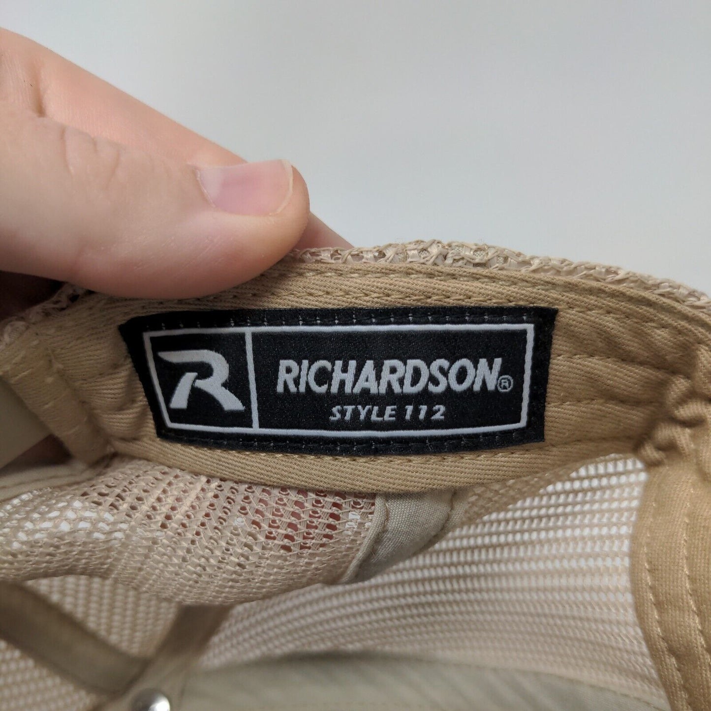All Try Snapback Mesh Back Trucker Hat Brown One Size Richardson