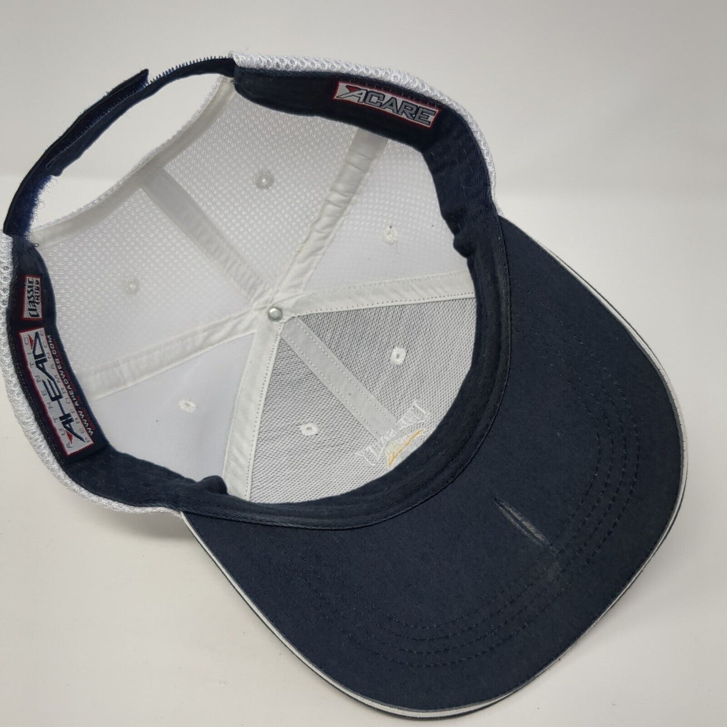 The Salty Dog Cafe Strapback Mesh Back Hat Blue One Size Classic Cut