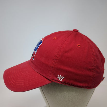 '47 New England Patriots NFL Red One Size Throwback Embroidered Twill Cap Hat