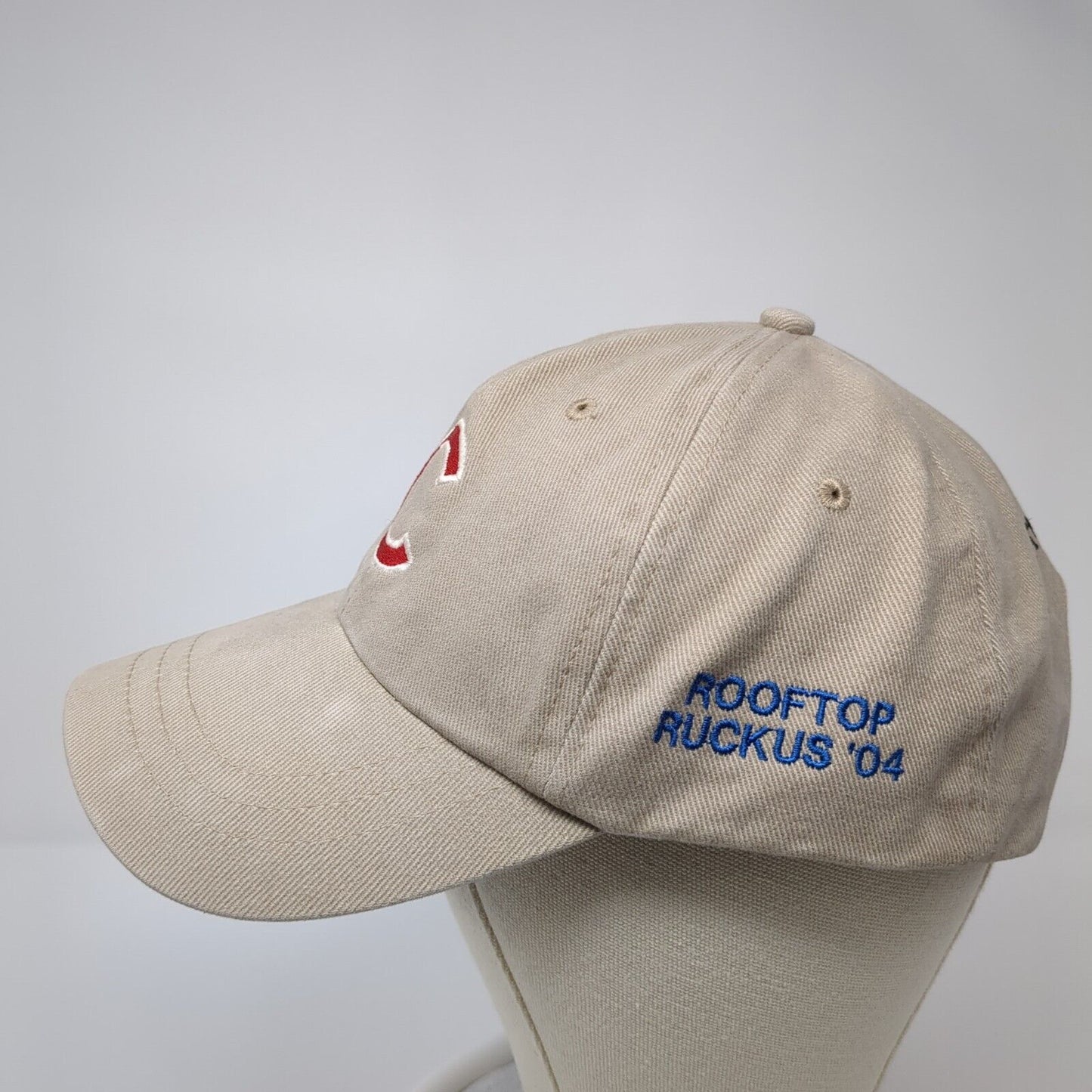 Rooftop Ruckus '04 Wertheimer Box Slideback Hat Tan OS Adjustable Headshots KC