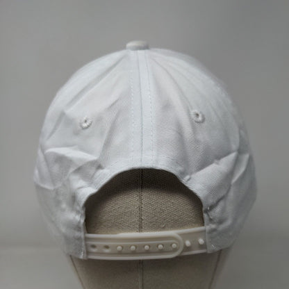 Dawn Snapback Hat White One Size Embroidered Adjustable Cap America