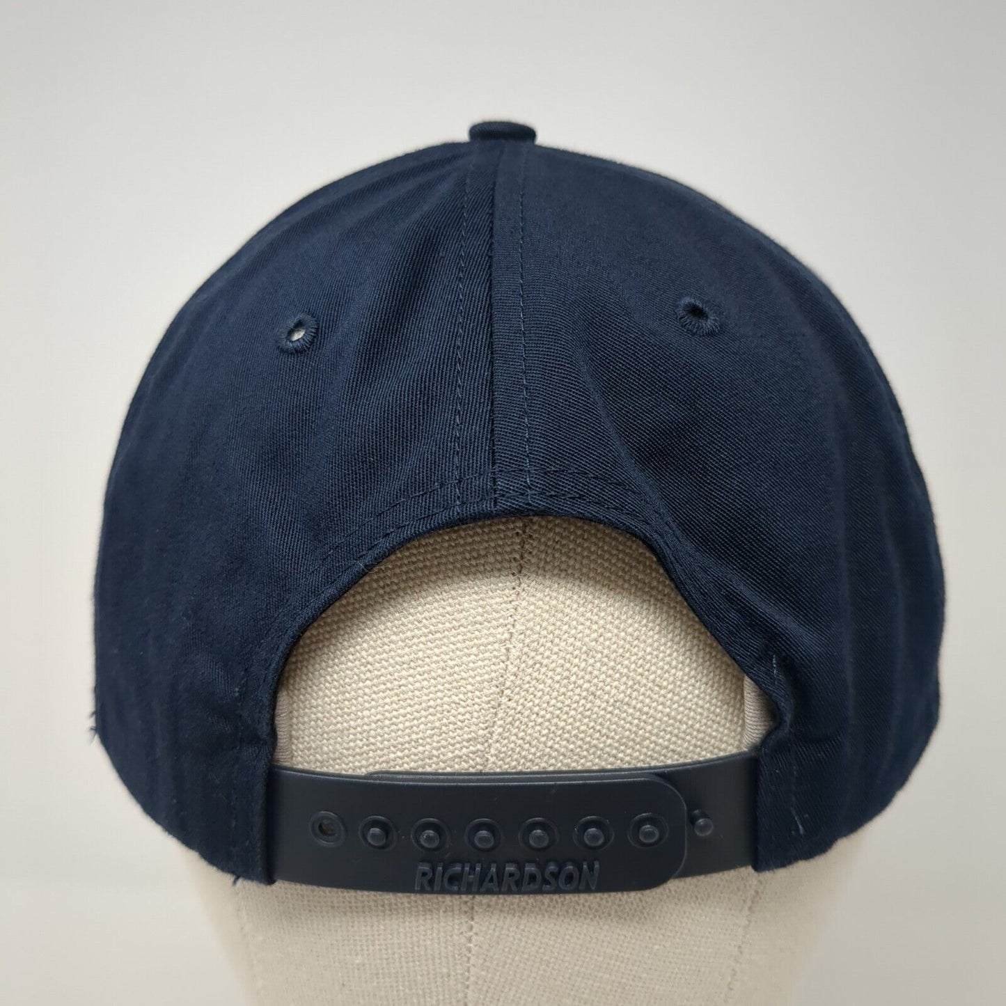 J Baseball Snapback Hat Blue M/L Adjustable Embroidered Pro212 Richardson