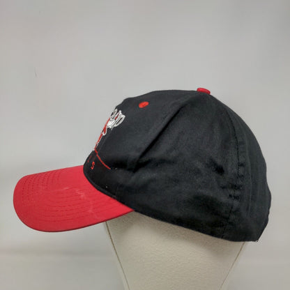 Twins Enterprise Men's Snapback Hat Black Red OSFA Chicago Bulls NBA Vintage