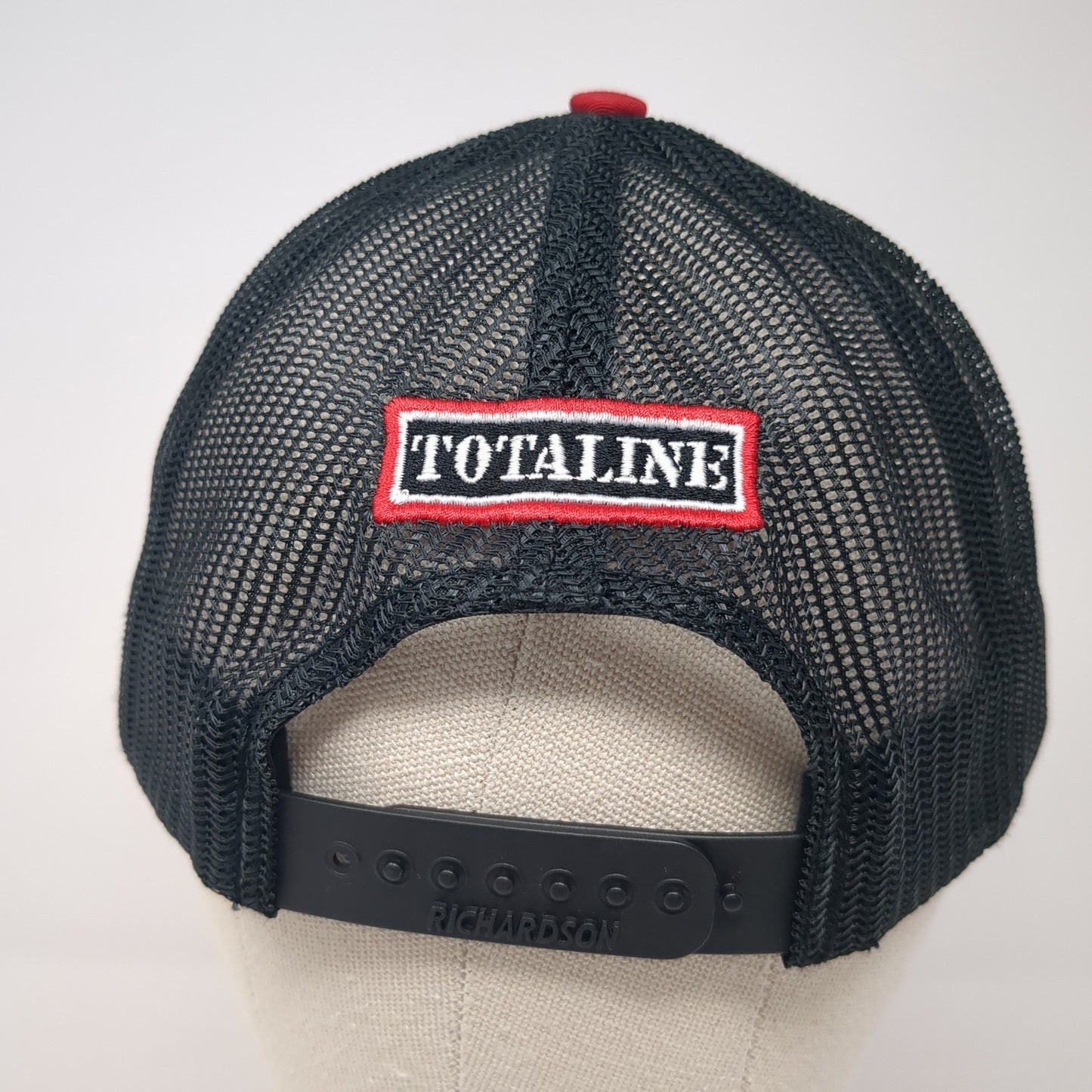 Sigler Totaline Trucker Hat Red One Size Adjustable Mesh Back Richardson