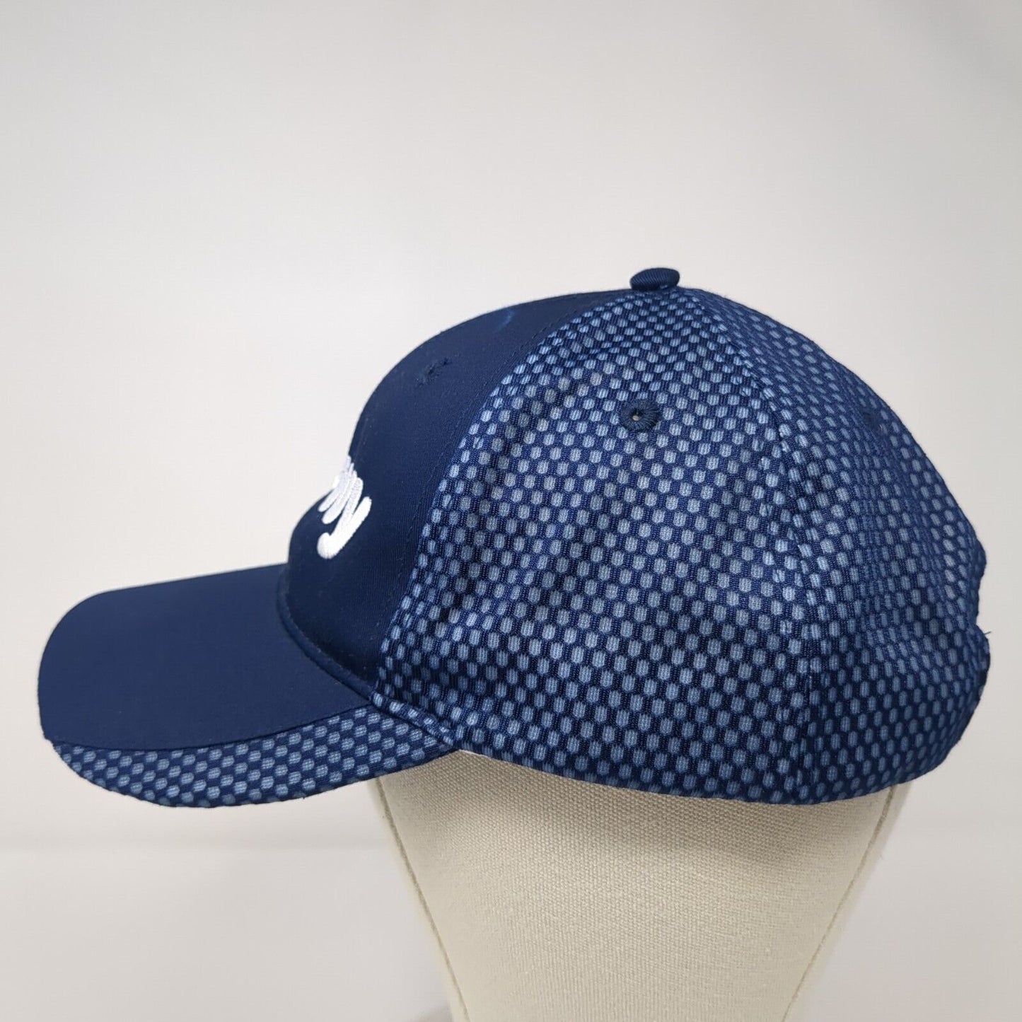 Chewy Strapback Hat Blue One Size Adjustable Embroidered 6 Panel Port Authority