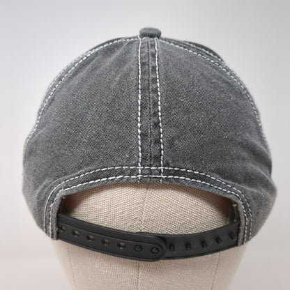 Authentic Billabong 1973 Snapback Hat Gray One Size Adjustable Distressed Cotton