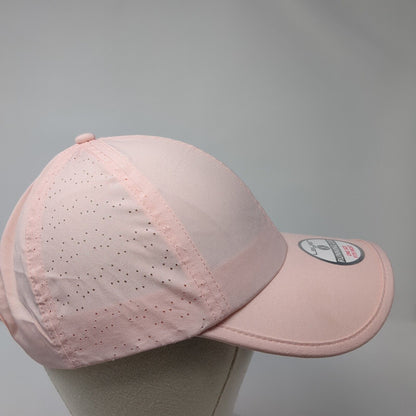 Layer 8 Running Cap Pink One Size Adjustable Breathable 6 Panel Blank