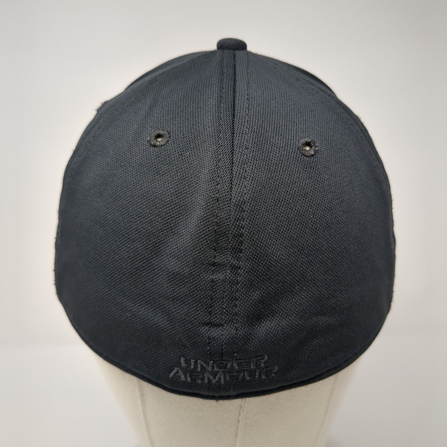 Under Armour Fitted Hat Black Large/XL Solid Embroidered 6 Panel