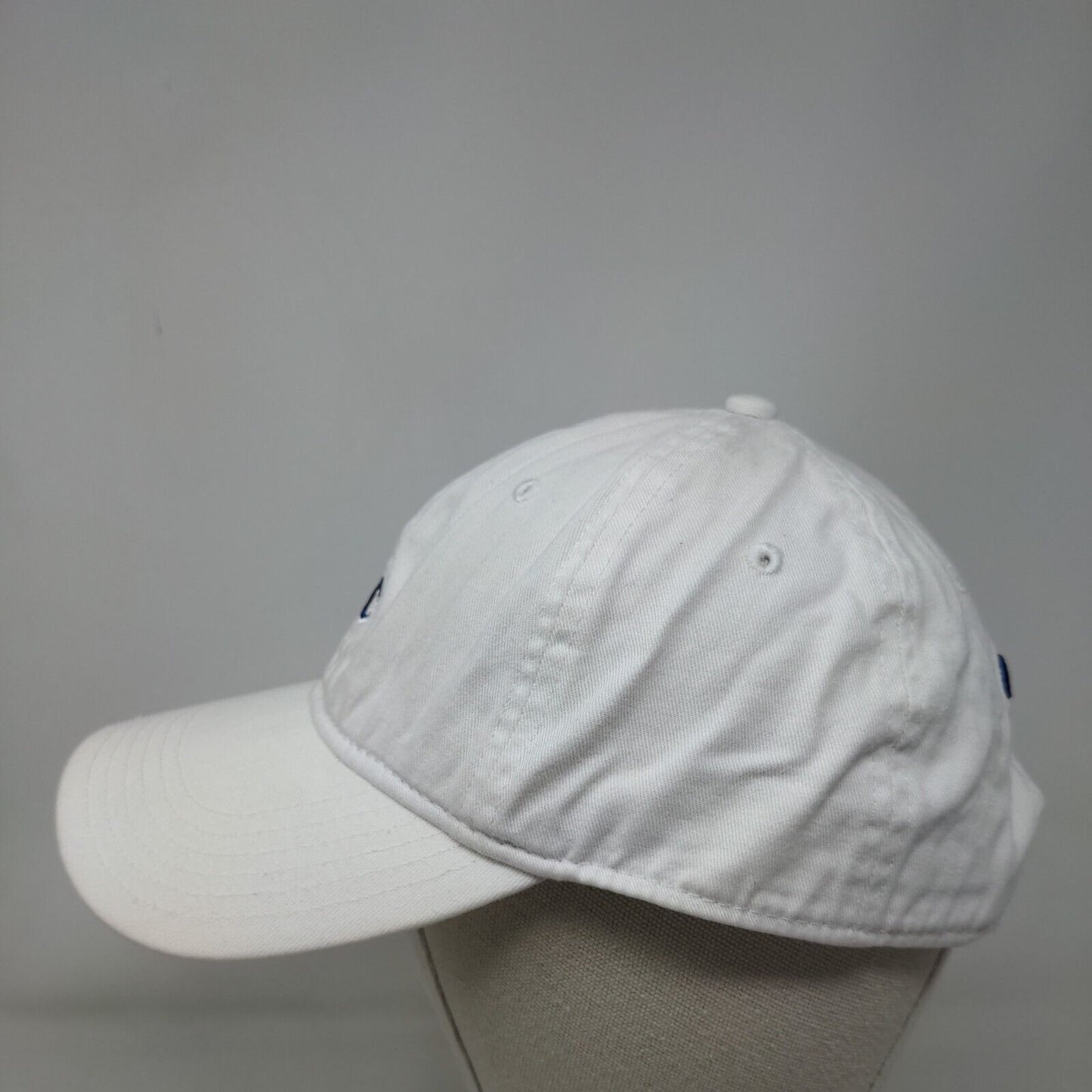 Champion Slideback Hat White OSFA Embroidered C Logo Adjustable