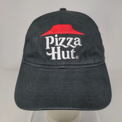 Pizza Hut Strapback Hat Black OSFA Adjustable Embroidered Uniform