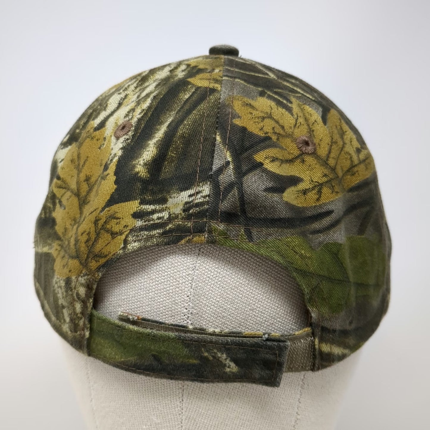 AMG Baseball Cap Hat Green Brown One Size Tire Factory American Flag Camo Leaf