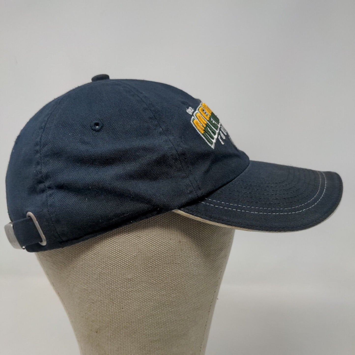 Muirfield Village Golf Club Men's Slideback Hat Blue Memorial Tournament Logo