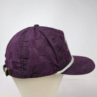 Washington State Cougars NCAA Purple 5 Panel One Size Hat Rope Strapback Green