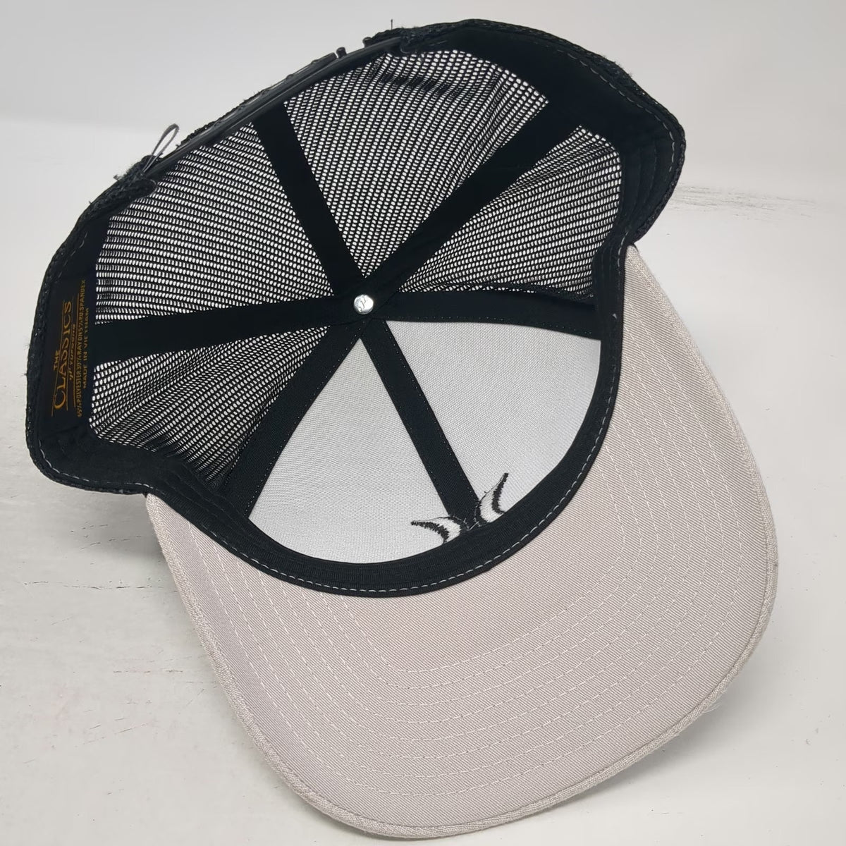 Hurley Trucker Hat Gray Black One Size Mesh Back Snapback Embroidered Logo