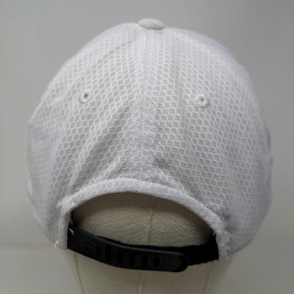 Masters Strapback Hat White One Size Adjustable Embroidered American Needle