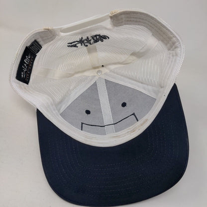 Salt Life Estd 2003 Snapback Trucker Hat Blue OSFM Embroidered Mesh Back