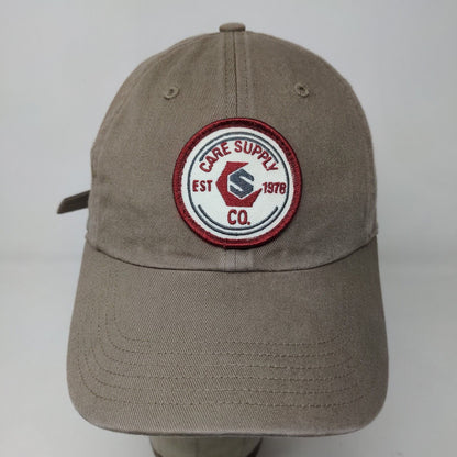 Richardson Men's Slideback Hat Brown Size M/L Embroidered Care Supply Logo #320