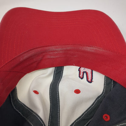 H Softball Strapback Hat Gray Large Adjustable Embroidered Richardson