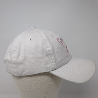 Caymus Vineyards Slideback Baseball Cap White One Size Adjustable Base Camp