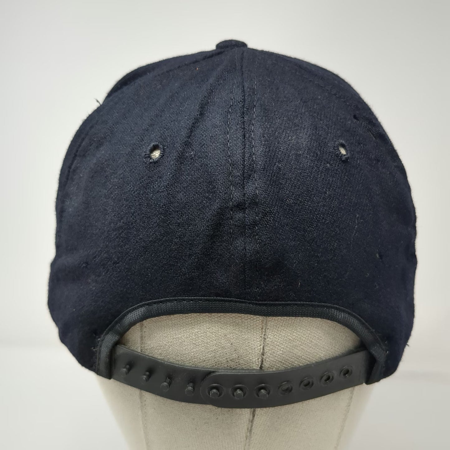 Blue Snapback Hat M NAVSECGRUACT Winter Harbor Naval Security Group Vintage