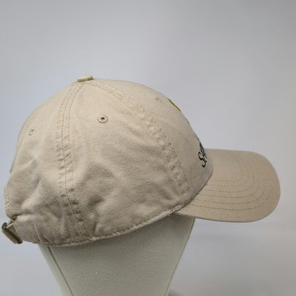 Smithsonian Baseball Cap Beige One Size Save the Bees Flower Embroidered Hat