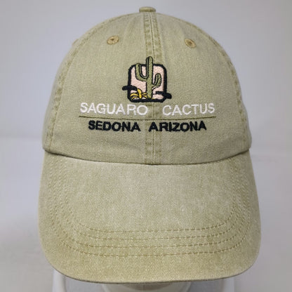 Anvil Baseball Cap Brown One Size Saguaro Cactus Sedona Arizona Cotton Hat