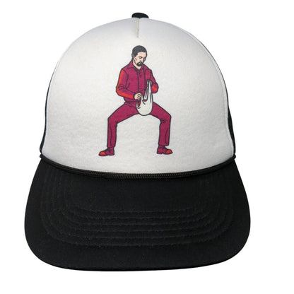 Nobody Messes With Jesus Snapback Rope Trucker Hat Black OSFA Mesh Back